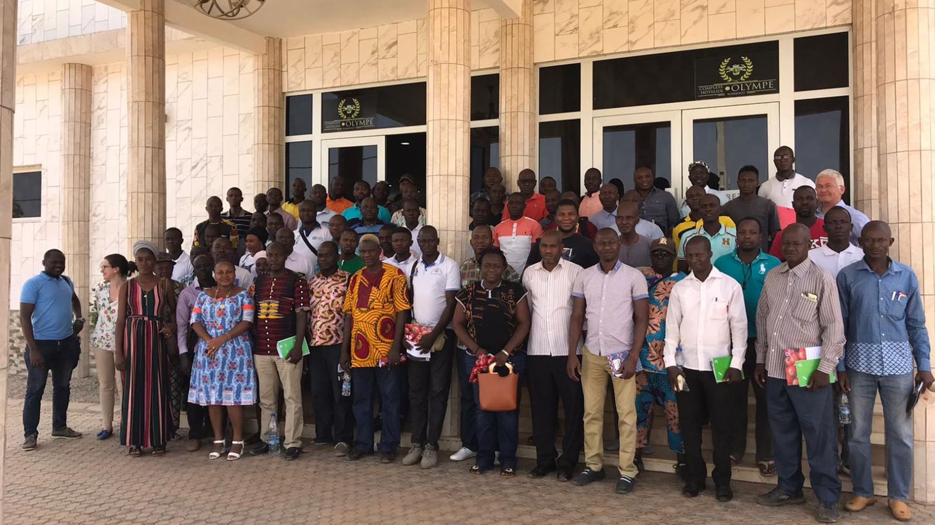 Image of participants at the 2020 TOUR stop in Ivory Coast
