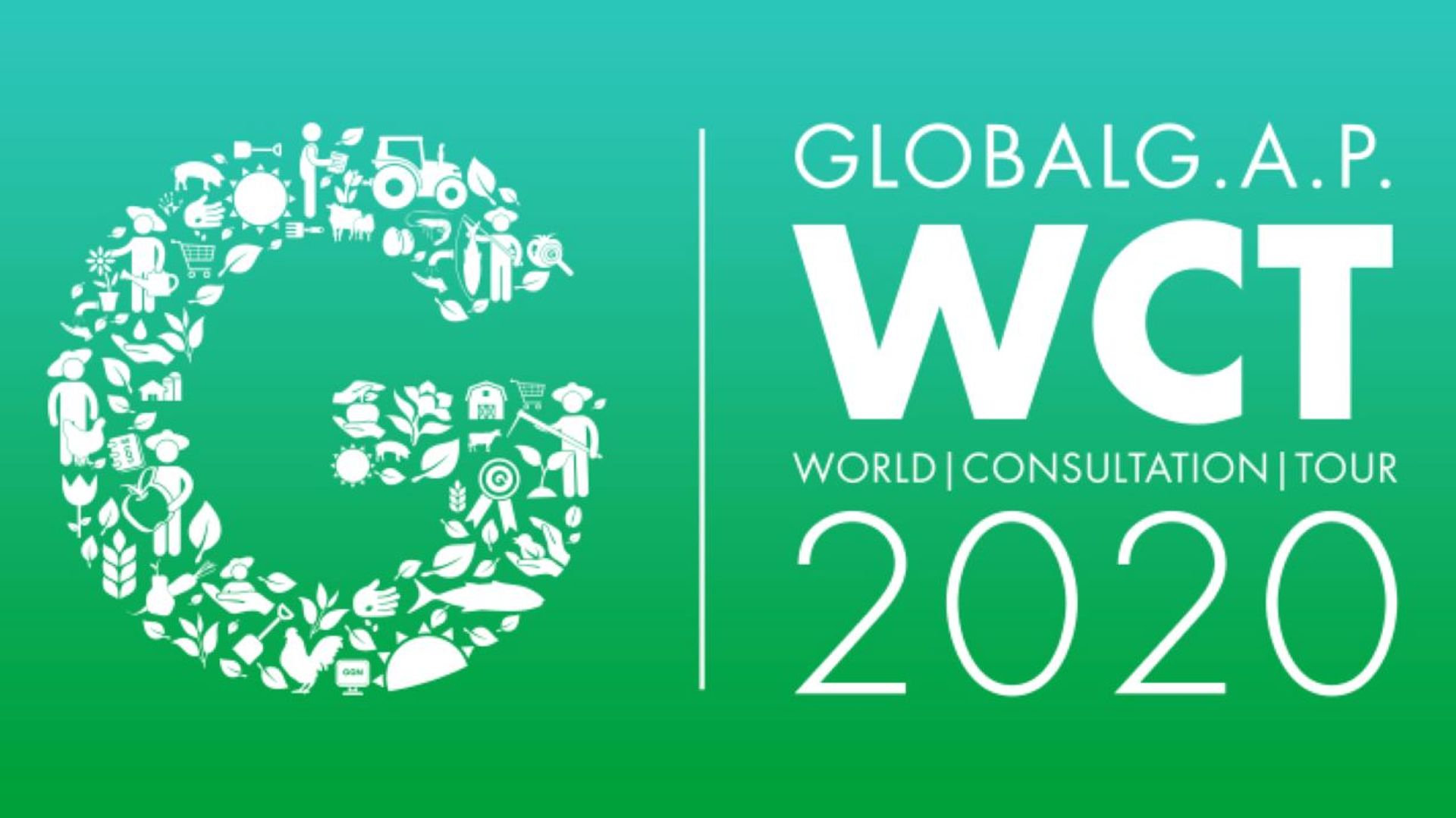 Banner from the GLOBALG.A.P. World Consultation Tour 2020