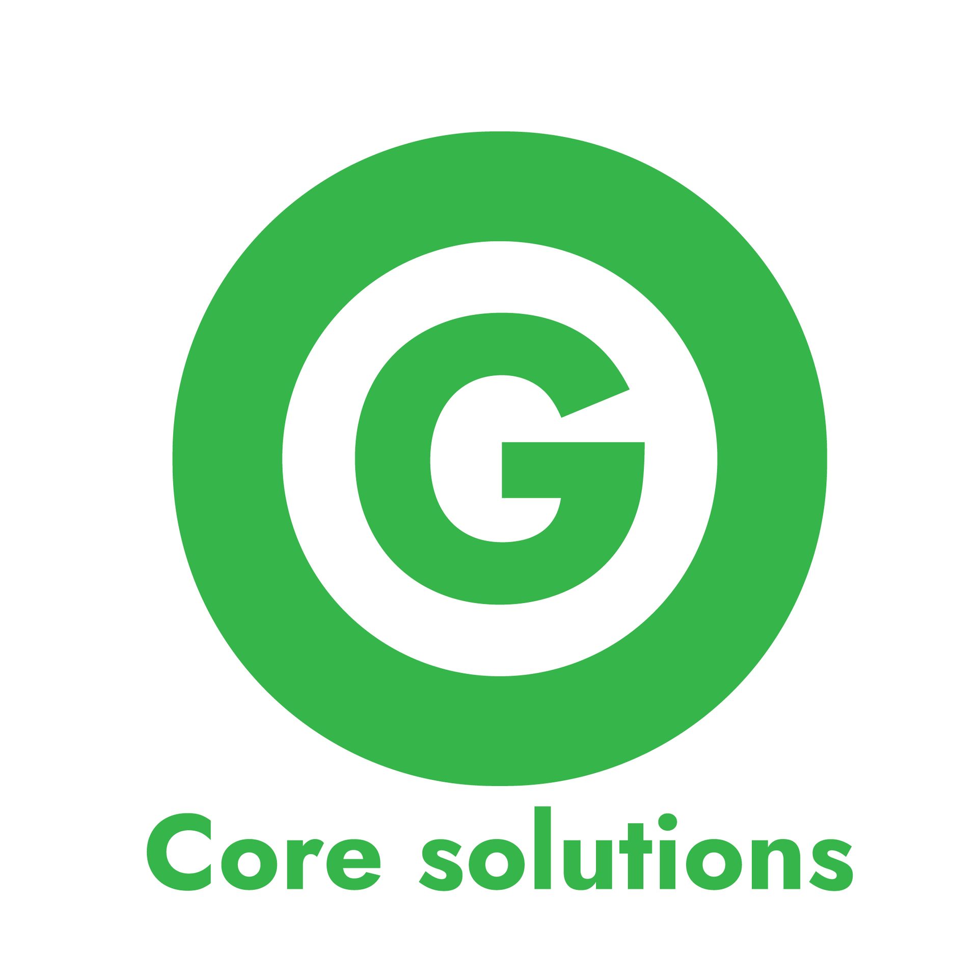 GLOBALG.A.P. Core solutions icon over full square white background
