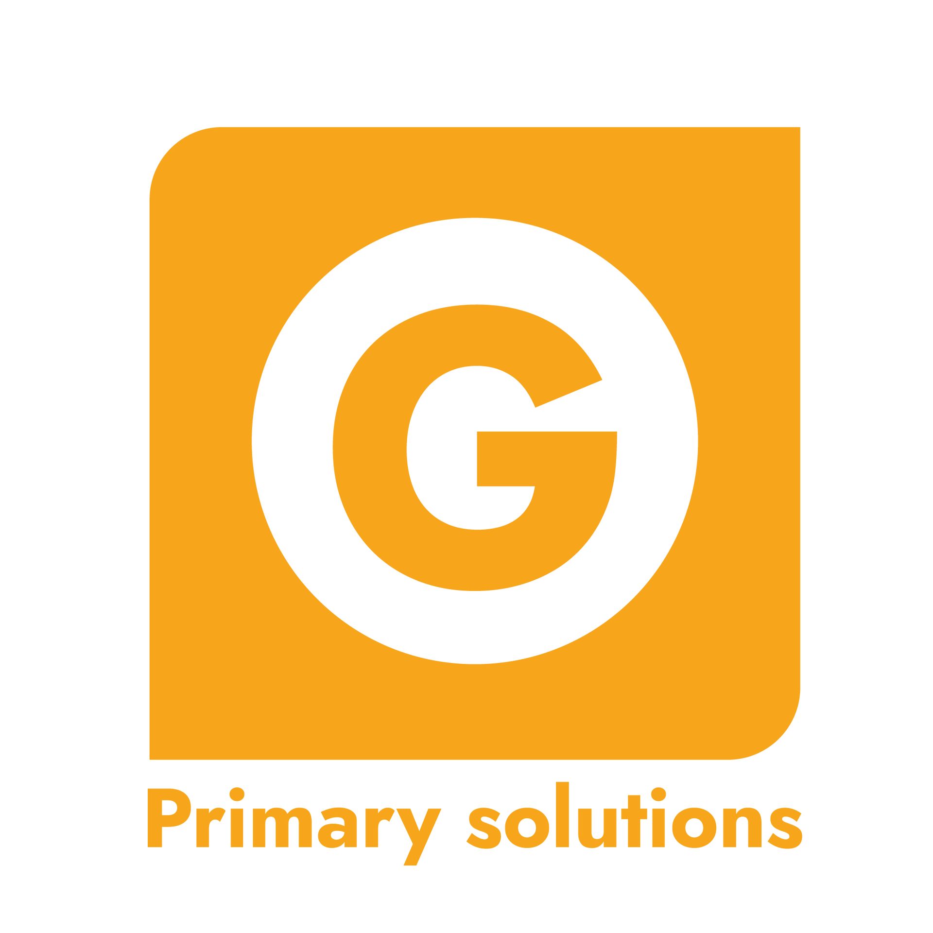 GLOBALG.A.P. Primary solutions icon over full square white background