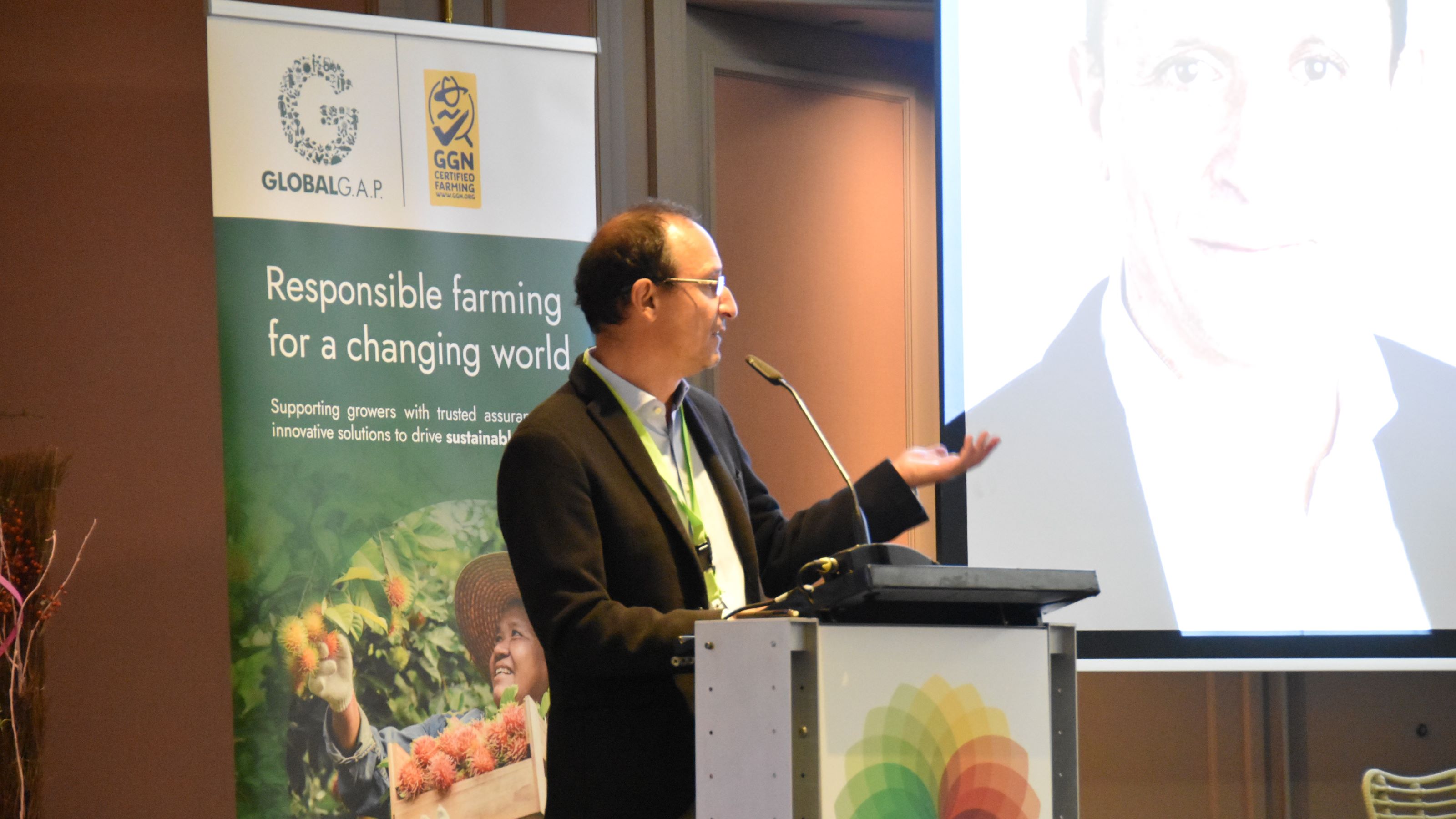Juan Carlos Isaza-Kasolis, Senior Technical Expert for Floriculture at Agraya, opening the AIPH Annual Congress 2025 in Ghent.
