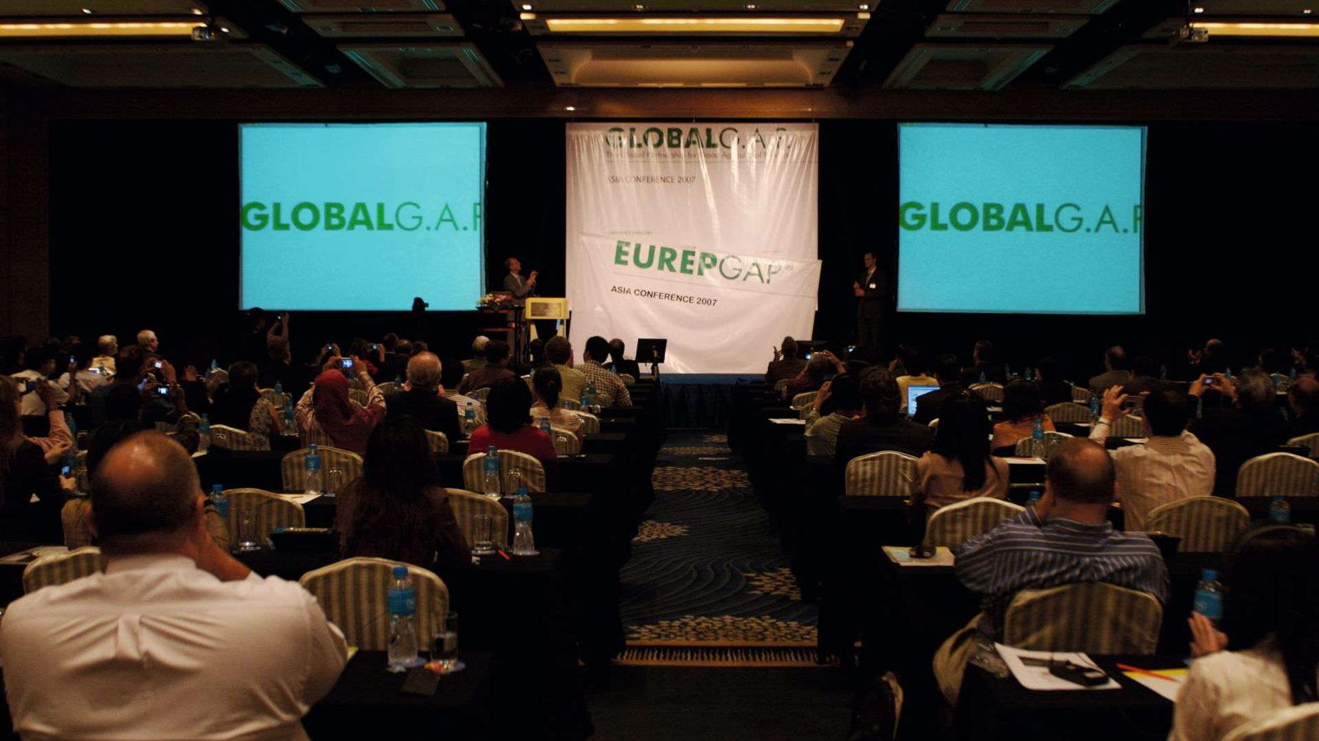 EurepGAP announcing the rebranding to GLOBALG.A.P. at the Bangkok conference in 2007