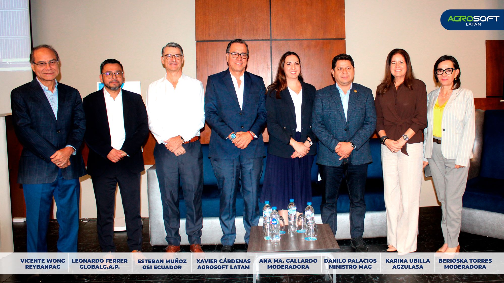 Representatives from the agro-export sector at the forum ‘Digitalization and traceability: towards GLOBALG.A.P. certification’ in Ecuador, September 2025.