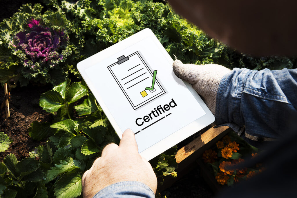 Image of produce from a GLOBALG.A.P. certified production process