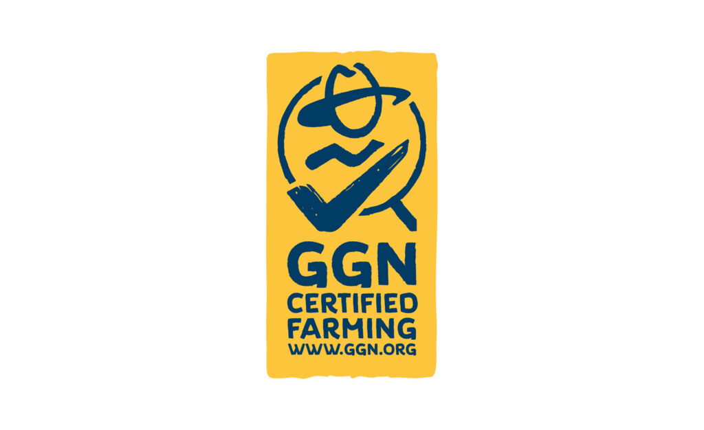 The GGN label logo that can be found on product packaging