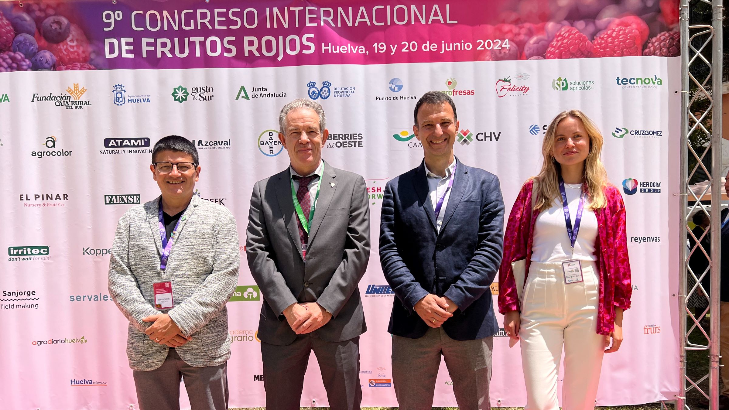 GLOBALG.A.P. delegation engages in fruitful discussions at the International Congress of Red Fruits in Huelva, Spain