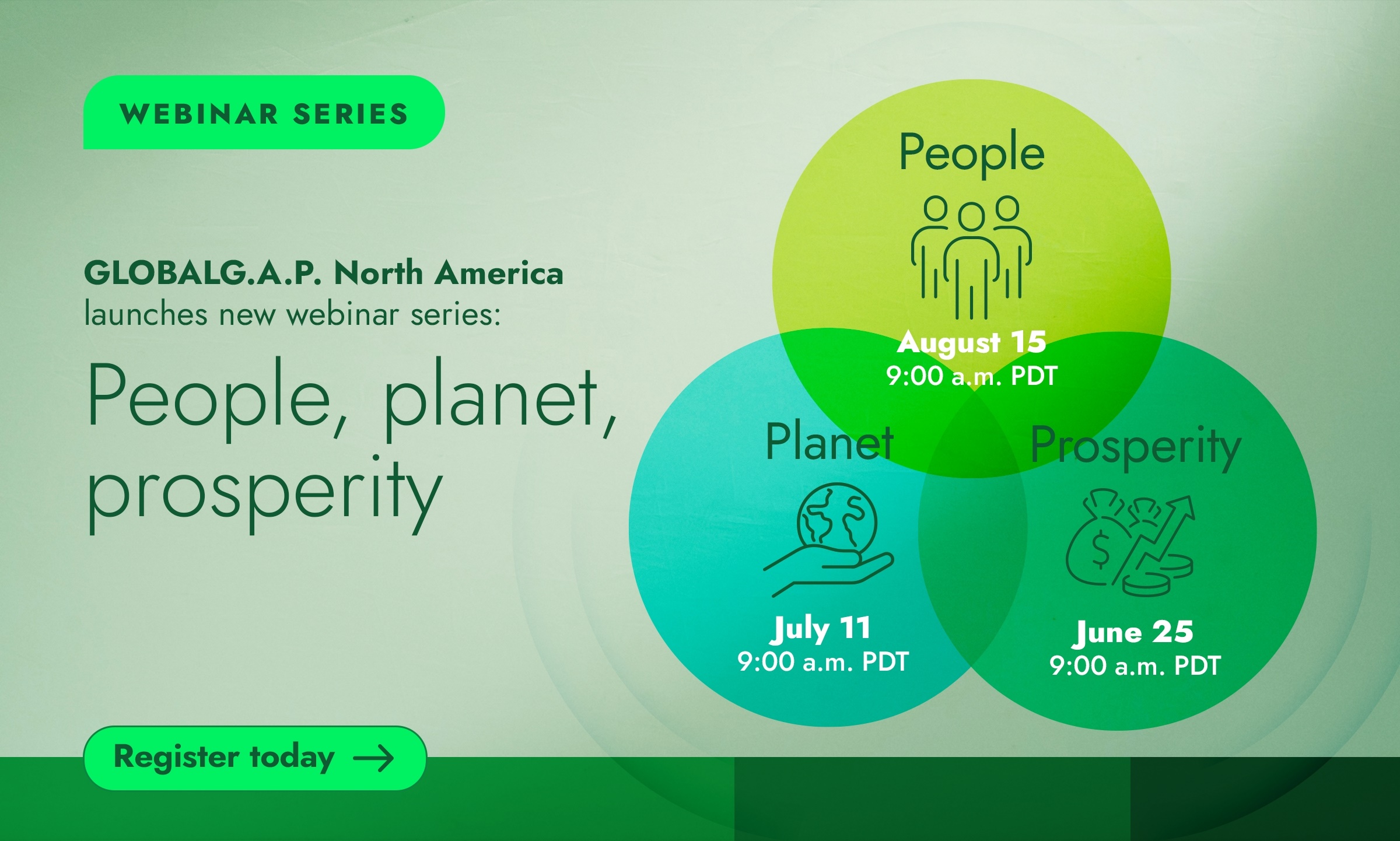 GLOBALG.A.P. North America launches new webinar series: People, planet, prosperity